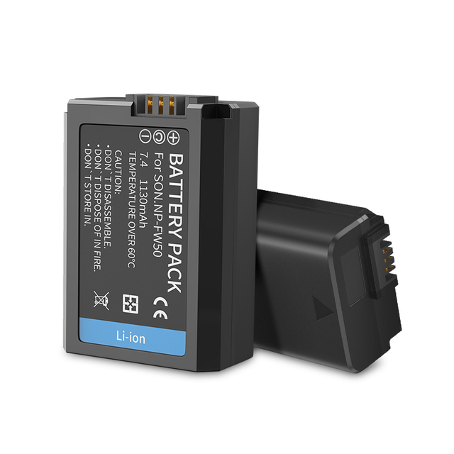 Mamen Hot Popular NP-FW50 Camera Battery High Capacity Rechargeable Li-ion Battery FW50 for Sony
