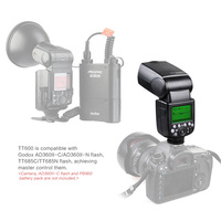 Godox TT600 HSS Flash GN60 Master/Slave 2.4G Wireless Hotshoe Flash Optik S1/S2 untuk Canon Nikon Sony Fujifilm Olympus Pentax
