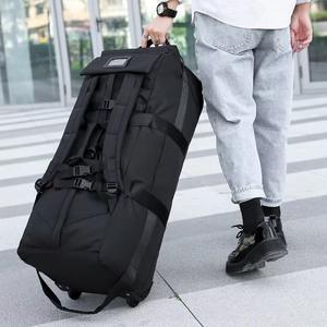 Mochila Grande Personalizada con Ruedas <span class=keywords><strong>de</strong></span> 79L, Bolsa <span class=keywords><strong>de</strong></span> Viaje Plegable para Hombre, Maleta con Ruedas, Bolsa <span class=keywords><strong>de</strong></span> Deporte, Bolsa <span class=keywords><strong>de</strong></span> Viaje para <span class=keywords><strong>Fin</strong></span> <span class=keywords><strong>de</strong></span> <span class=keywords><strong>Semana</strong></span> - Product Image 5