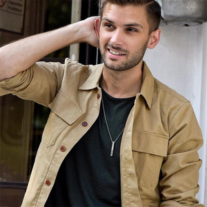 High <span class=keywords><strong>End</strong></span> kadın özel siyah oyulmuş mektup paslanmaz çelik Bar kolye kolye Link zinciri ile gümüş kaplama yıldönümü - Product Image 3