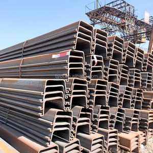 Tumpukan lembaran baja untuk konstruksi, tumpukan baja bentuk U sy295 400x100x10.5mm, panjang 9m,12m - Product Image 2