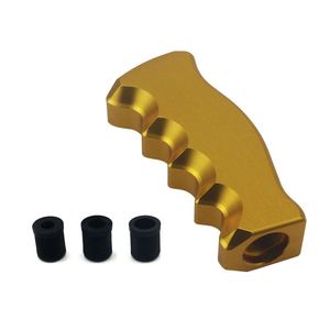 Pomo de palanca de cambios de coche de aleación de aluminio 45x35x106mm, forma ergonómica de mango de cuchillo, ajuste universal - Product Image 2