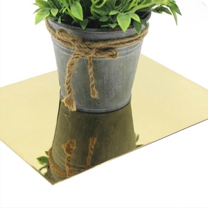 Oro metallizzato colore decorativo <span class=keywords><strong>Ss</strong></span> 8K specchio 430 201 304 304L 316L 1.0mm di spessore lamiera di acciaio inossidabile - Product Image 4