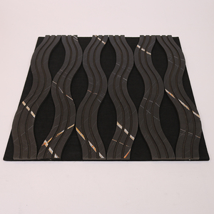 Panneau acoustique en bois massif à rainures irrégulières modernes pour entrepôts et zones à fort trafic avec isolation phonique et absorption acoustique - Product Image 3