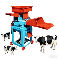 Broyeur de fourrage multifonctionnel 220V/380V pour volailles et bétail, broyeur d'aliments secs et humides, machine à couper le fourrage
