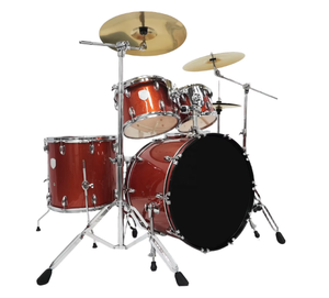Wholesale Professional Acoustic <b>Drum</b> Set with 5 <b>Drums</b> and 3 Cymbals Adjustable Design High Sales Volume - Product Image 4