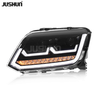 Phares LED JUSHUN pour Volkswagen VW Amarok 2015-2020 5000LM ampoules HID étanches Plug Play DOT certifié 8000K couleur nouveau