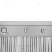 Hotte de cuisine professionnelle en acier inoxydable