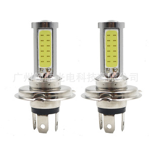 Luces antiniebla para coche H4 H4, faros delanteros con lente COB de alto brillo, luces LED de reequipamiento para coche - Product Image 1