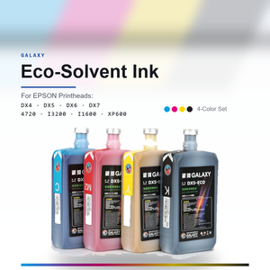 Encre éco-solvant de haute qualité 1L pour imprimante jet d'encre Epson I3200 I1600 XP600 DX7 Galaxy, impression vinyle grand format - Product Image 1