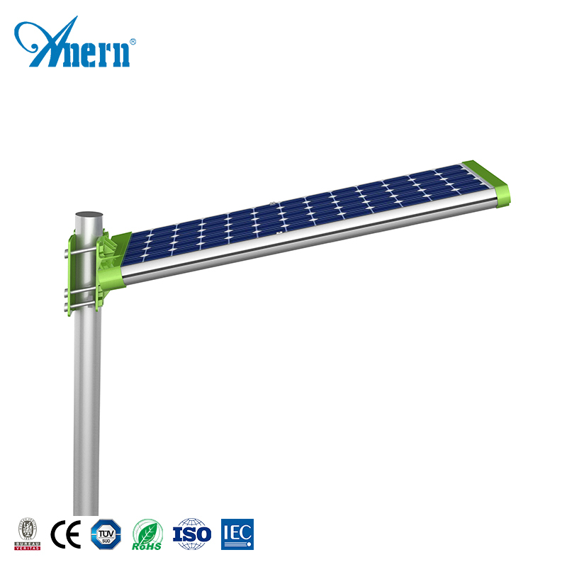 Venta caliente de la Sección de Ingeniería de 40W de aluminio al aire libre integrado Luz de calle Solar LED
