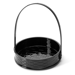 Bandeja para servir sushi con asa, negra, 17x18x21cm, para uso en restaurantes de cocina japonesa - Product Image 5