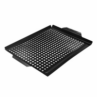 Panier de cuisson coréen en acier inoxydable pour légumes, idéal pour le camping et les barbecues en extérieur – Outil essentiel pour le barbecue