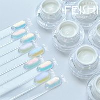 Poudre effet miroir Aurora, pigment chromé chatoyant pour ongles, pour salon et manucure DIY, marque privée
