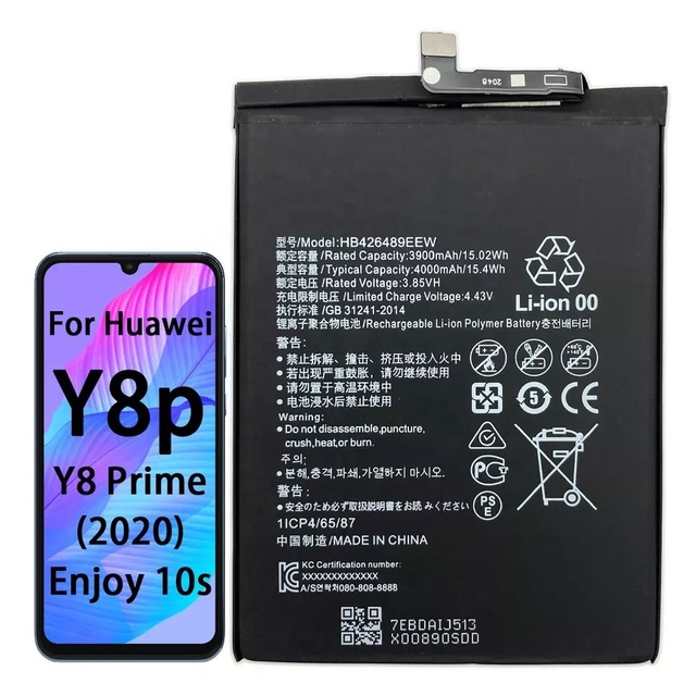 Factory Direct Supply Battery for HUAWEI HB426489EEW Y8P Enjoy 10s