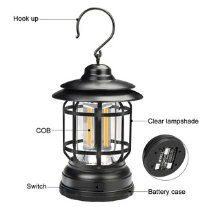 <b>Camping</b> <b>Lantern</b> <b>Led</b> Rechargeable Battery 5W Plastic Outdoor Lighting For <b>Camping</b> - Product Image 5