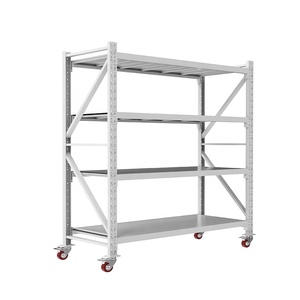 Adjustable Heavy-Duty Steel Kitchen <strong>Storage</strong> Metal Organizer Wire Rack Shelving <strong>Unit</strong> <strong>4</strong> Wheel Casters Wheel Rack <strong>4</strong> Wheel Casters - Product Image 1