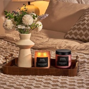Customized <b>large</b>-capacity home decor items, bedroom ornaments, gift glass containers, plant-based soy wax scented <b>candles</b>. - Product Image 3