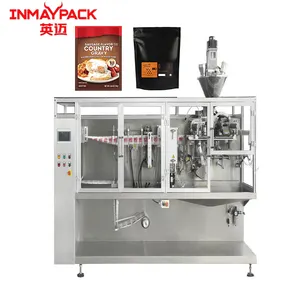 Horizontal Sachet Flat Bag Pouch Packing Machine Spices Curry Masala Coffee Powder Sauce Doypack Filling Packaging Machine