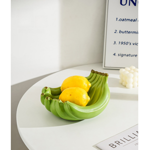 Assiette à fruits en céramique, plateau à collations et bonbons, plateau à fruits pour salon, table basse, <span class=keywords><strong>d</strong></span>écoration de luxe haut de gamme pour la maison - Product Image 4
