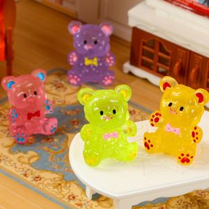 Ours bouffant lumineux créatif en résine ornements de bureau pour bricolage accessoires de Noël d'intérieur chaussures <span class=keywords><strong>Croc</strong></span> Design innovant - Product Image 2