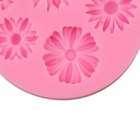 3D Chrysanthemen-Silikonform in Rosa für Kuchen, Schokolade und Zuckerkunst, Ideal für Dessert-Dekorateure