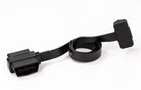Cable de diagnóstico de camión automotriz OBD II OBD2 1 macho 2 hembra divisor de cinta de paso de 2 pies con conductor de cobre