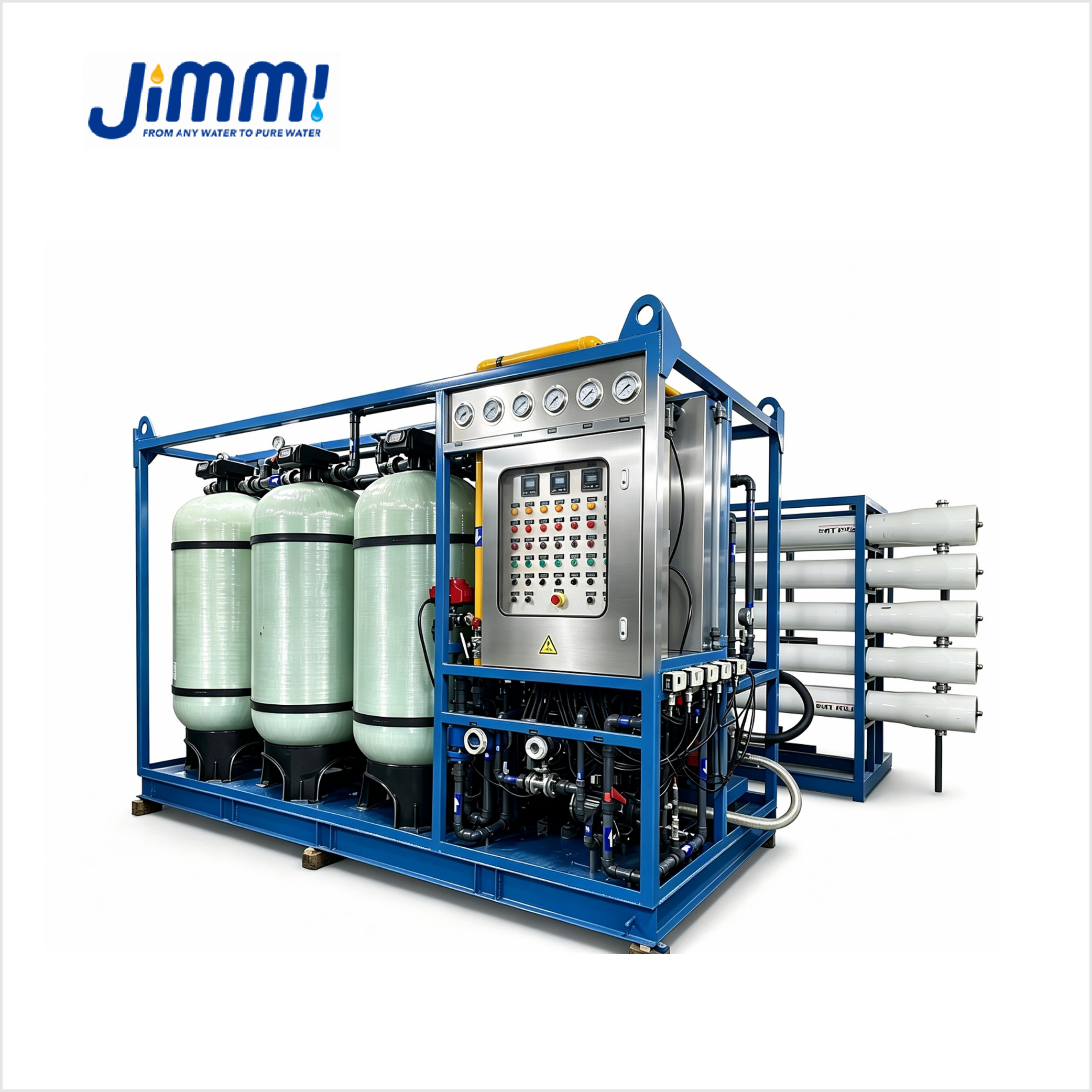 Containerized Solar Seawater Desalination Plant