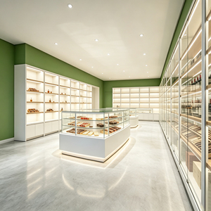 Vitrine Moderne LED Éclairée Étanche en Verre Trempé Écologique pour Magasin de Tabac de Luxe – Ensemble de Présentation pour la Vente au Détail de Tabac - Product Image 4