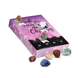 Cuenta atrás personalizada 24 días Mineral Piedra preciosa Calendarios <span class=keywords><strong>de</strong></span> <span class=keywords><strong>Adviento</strong></span> Cristales Caja <span class=keywords><strong>de</strong></span> regalo Embalaje <span class=keywords><strong>Calendario</strong></span> <span class=keywords><strong>de</strong></span> <span class=keywords><strong>Adviento</strong></span> <span class=keywords><strong>de</strong></span> cristal - Product Image 1