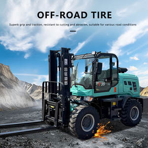 รถยกดีเซลสำหรับงานหนัก Hongqian CPCD ขับเคลื่อน 4 ล้อ สำหรับใช้งานภายในอาคาร รับน้ำหนัก 3-<span class=keywords><strong>10</strong></span> ตัน พร้อมเสากระโดงสามตอนและยางตัน สำหรับงานก่อสร้าง - Product Image 4