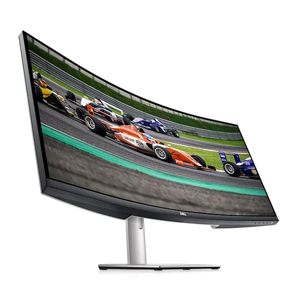 JLS gelecek son Model S3422DW-34-inç WQHD 21:9 kavisli monitör, 3440x1440 100Hz, 1800R, dahili çift 5W hoparlörler