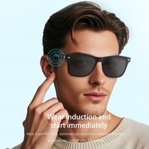 CR-GA06 Óculos inteligentes para homens Mulheres Anti-azul Bt Call Controle Gesto Esporte Óculos De Sol Headset Para Ouvir Música - Product Image 4