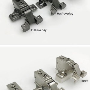 Charnières hydrauliques à fermeture douce en acier laminé à froid pour meubles modernes - pour cuisine, salon, école, salle de bain - Product Image 4