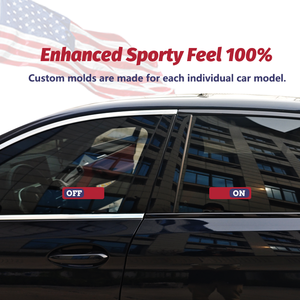 卸売 カスタム カーアクセサリー BMW 3シリーズ F30 (2012-2019) 用 ブラック ドア クローム ウィンドウ 装飾モールディング トリム ストリップ - Product Image 6