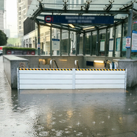 Barrière anti-inondation robuste, empilable, amovible, certifiée CE, pour drainage urbain, bâtiments commerciaux et sous-sols