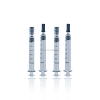 Seringues préremplies en verre de haute qualité avec embout de seringue, bouchon en caoutchouc à verrouillage Luer, étanchéité, 1 ml-3 ml, seringues pour gouttes oculaires, infusion, sérigraphie
