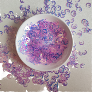 Lentejuelas de Purpurina para Uñas de 8 mm, 500 g, Relleno de Slime de PVC, Confeti de <span class=keywords><strong>Luna</strong></span> y Estrellas, Estilo <span class=keywords><strong>ROMANCE</strong></span>, Portátil para Fiestas, Suministros Promocionales - Product Image 1