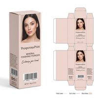 Boîtes d'emballage en carton blanc personnalisées avec logo imprimé pour crème pour le visage, parfum, cosmétiques, produits de soin de la peau