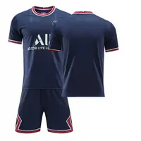 Conjunto de uniforme deportivo con estampado personalizado para hombre, camisetas de fútbol de equipo de sublimación de Tailandia