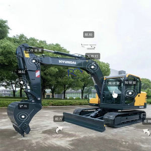 Nueva marca Hyundai 80 excavadora sobre orugas de segunda mano marca coreana maquinaria usada para la venta - Product Image 4