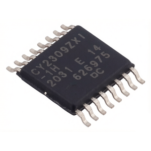 CY2309ZXI-1HT TSSOP-16 ไอซีวงจรรวม QFP ตัวสร้างสัญญาณนาฬิกาและผลิตภัณฑ์รองรับ ตัวบัฟเฟอร์สัญญาณนาฬิกา 3.3VZDB IND - Product Image 1