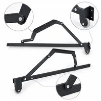 Charnières de canapé-lit télescopiques durables de haute qualité avec roulettes, vente en gros directe d'usine pour meubles convertibles