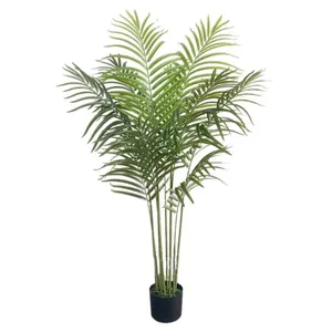 Palmeira artificial para decoração de jardim, palmeiras artificiais para uso doméstico, material natural, grande oferta