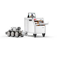 Sistema de Cámara Robótica CCTV W3-C150HX para Inspección de Tuberías de Alcantarillado, 140-3000 mm, Cabezal de Cámara Intercambiable