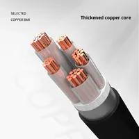 Kabel Daya Inti Tembaga Berlapis PVC 22 PVC Insulated Stranded Copper Core 3 4 5 6/10/16/25 Kawat Tembaga Tegangan 220V IP67 YJV JINWANCHENG Untuk Penggunaan Hunian