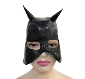 Personnalisé bondage hommes caoutchouc <span class=keywords><strong>latex</strong></span> fétiche porter des vêtements <span class=keywords><strong>catsuit</strong></span> <span class=keywords><strong>femme</strong></span> sexe sexy <span class=keywords><strong>latex</strong></span> costume capuche cosplay body masque - Product Image 1