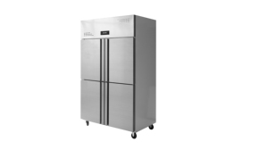 Refrigerador Vertical de Acero Inoxidable de 1.2m, 4 Puertas, Una Sola Temperatura, Enfriamiento por Aire, para Uso Doméstico en la Cocina - Product Image 4