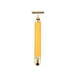 Barra de Belleza Energética de Oro de 24k, Masajeador Facial, Cuidado Reafirmante de la Piel, Rodillo Facial Vibratorio en Forma de <span class=keywords><strong>T</strong></span> - Product Image 1