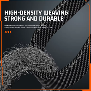 Bán Buôn 1.5M Nylon Bện Kẽm Hợp Kim Nhanh Chóng Sạc Cáp Dữ Liệu 4-Trong-1 Phổ Pd 27W 65W Type-C Cho USB Type-C Các Thiết Bị - Product Image 5